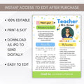 meet the teacher flyers